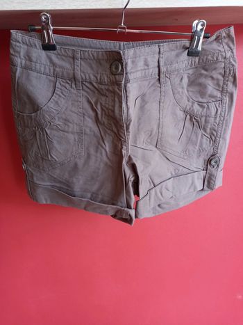 Short marron Camaïeu