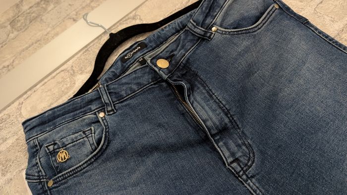 Pontalon jeans taille haute