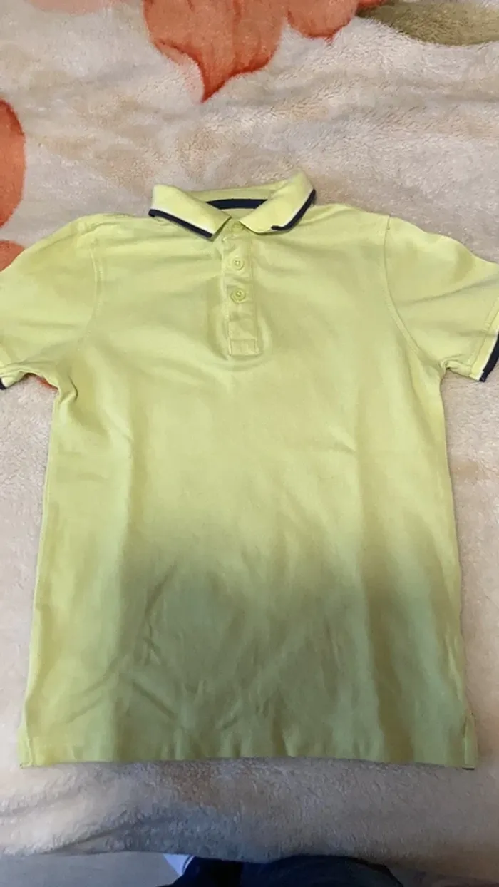 Polo vert 8 ans la halle