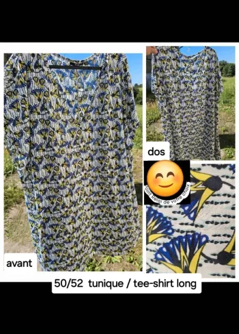 Tee-shirt long / tunique grande taille 50/52 kiabi