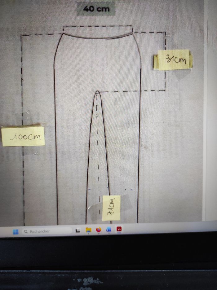 Salopette en denim beige - photo numéro 8