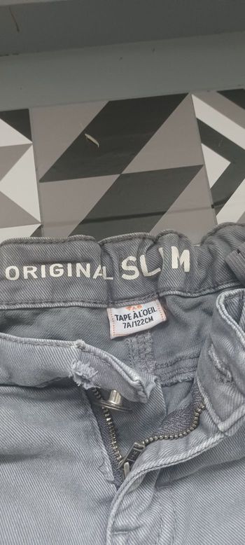 Jean slim gris clair