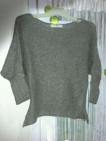 Pull léger à maille, kaki taille 42