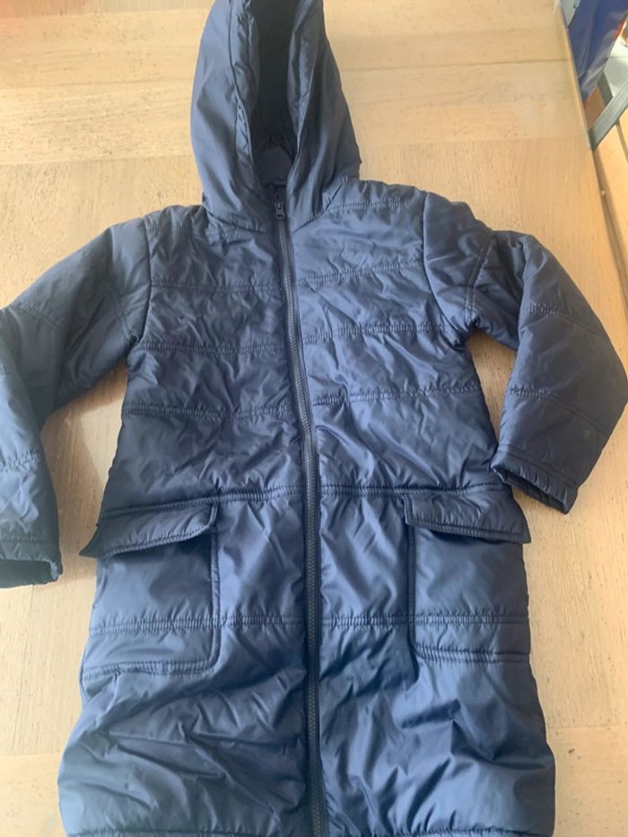 Manteau mi saison 7/8 ans bleu marine