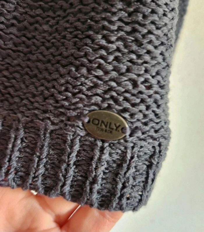 Pull femme S Only – gris – maille douce – très bon état - photo numéro 2