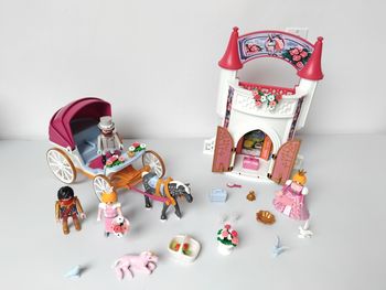 PLAYMOBIL Château de Princesse et Calèche 🩷