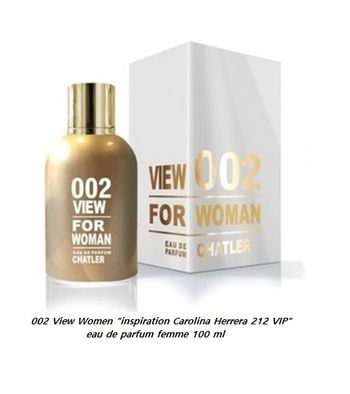 002 View Women "inspi Carolina Herrera 212 VIP" eau de parfum femme 100 ml