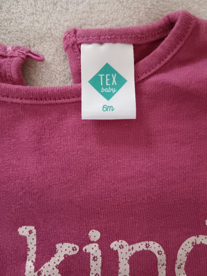 Tee-shirt manches longues 6 mois - photo numéro 2