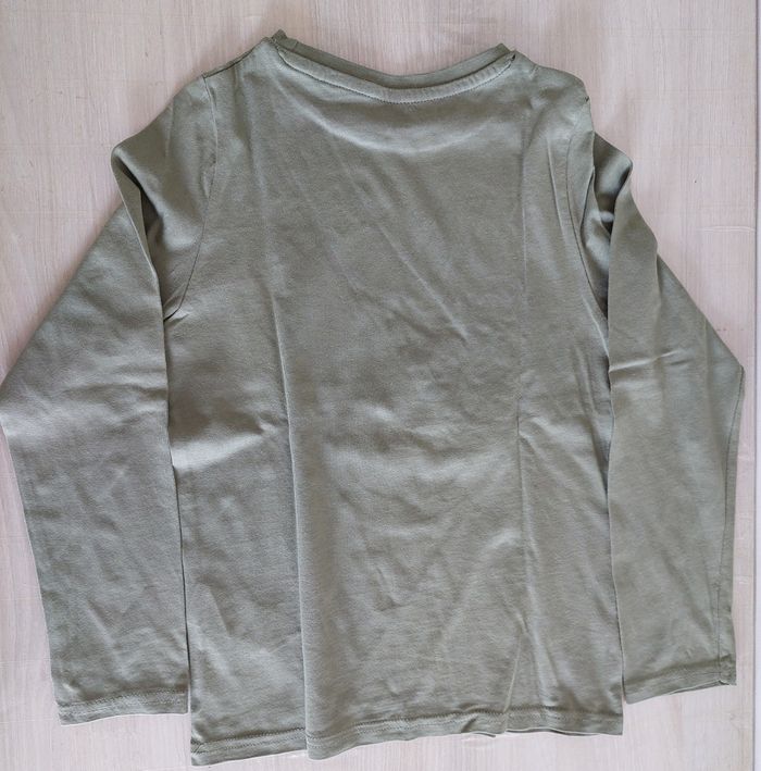 T-shirt kaki garçon 8ans - photo numéro 3
