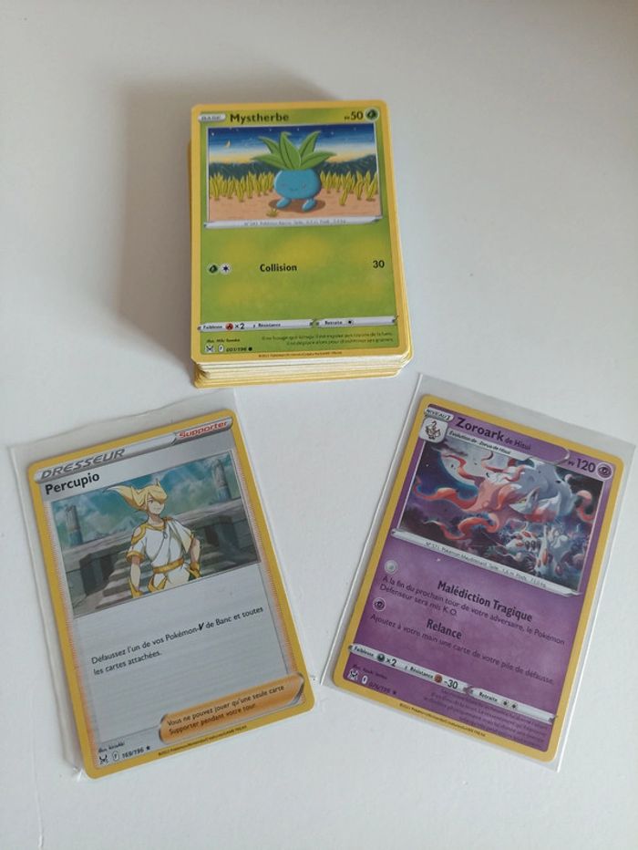 Lot 34 cartes Pokémon origine perdu