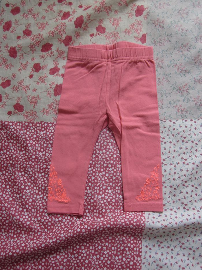 Legging rose 6 mois