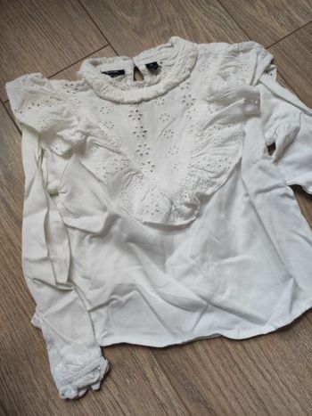 T shirt fille a dentelle