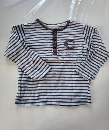 T-shirt mes petits cailloux taille 24 mois