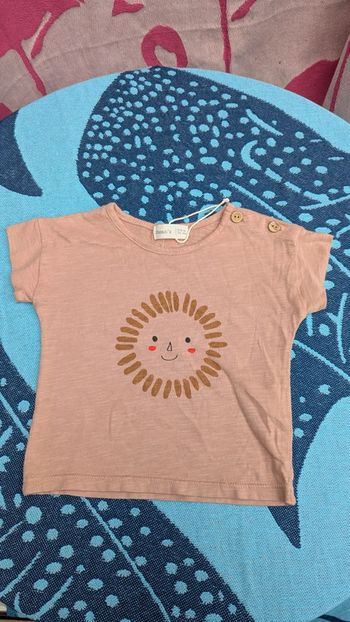 Tee-shirt coton bio Bean's 6 mois