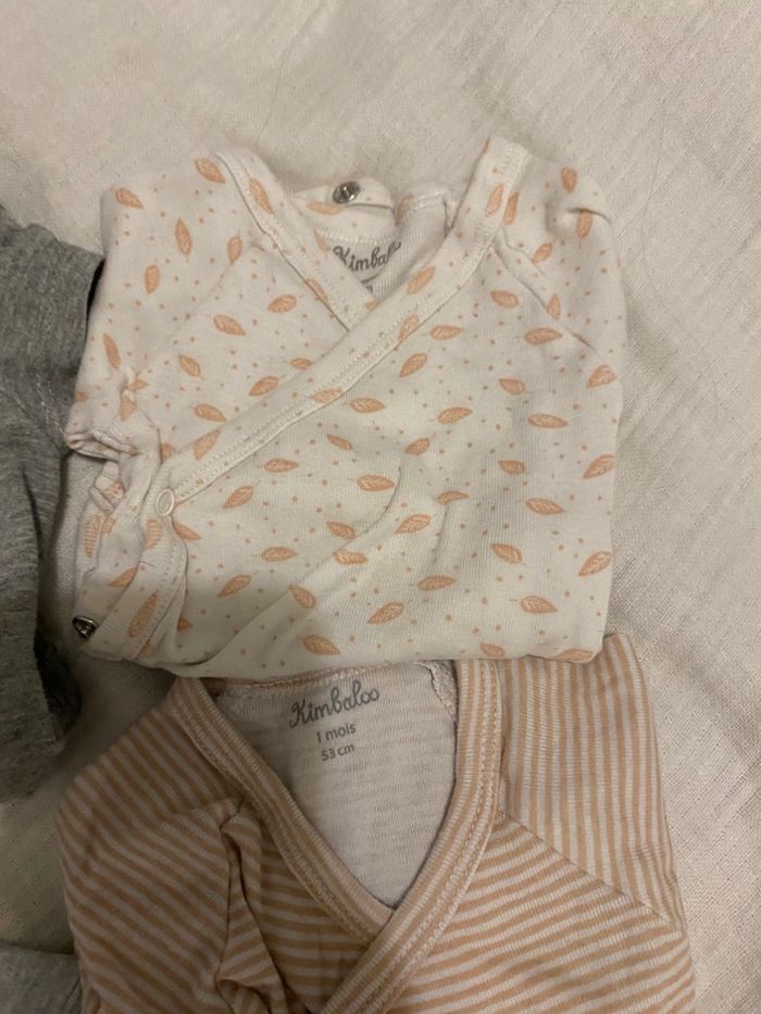 Lots 0-1 mois filles Bodie manche longue et manche courte - photo numéro 6