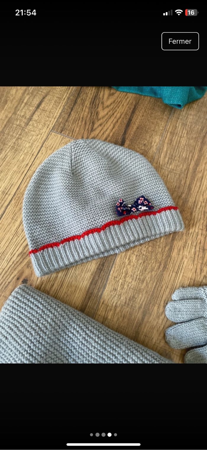 Ensemble bonnet gants snood sergent major T2 53 cm - photo numéro 4