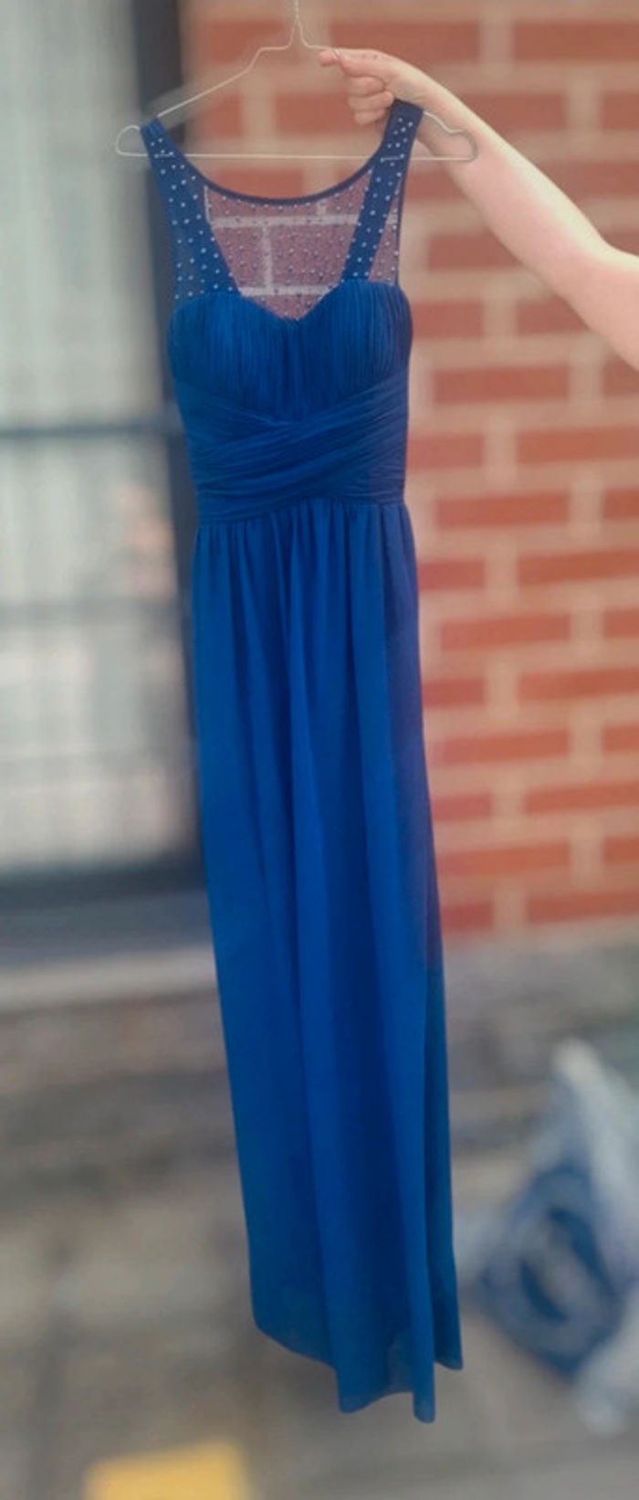 Robe de soirée bleu roi - photo numéro 2