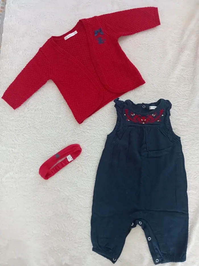 Ensemble combi gilet bandeau Lulu castagnette