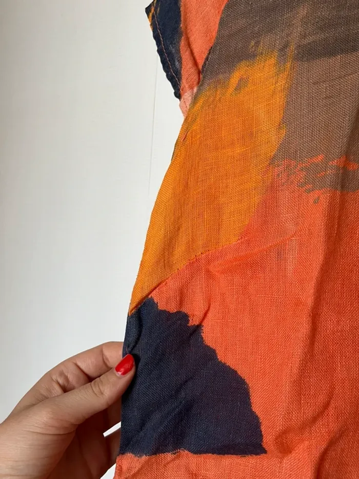 Robe orange Made In Italy S - photo numéro 5