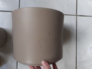 Cache pot beige 