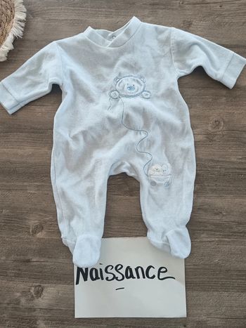 🌞 pyjama bleu naissance très bon état général