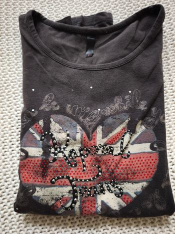 T.shirt manches longues gris Kaporal