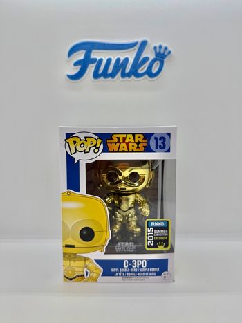 Funko Pop Star Wars C-3PO 13 Metallic Summer Convention 2015