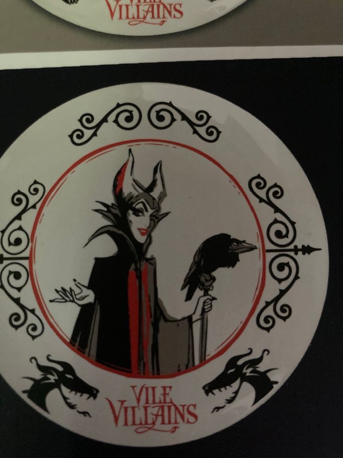 Coffret assiettes les vilains de Disney - photo numéro 6