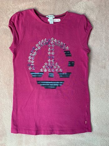 T-shirt rose sequins