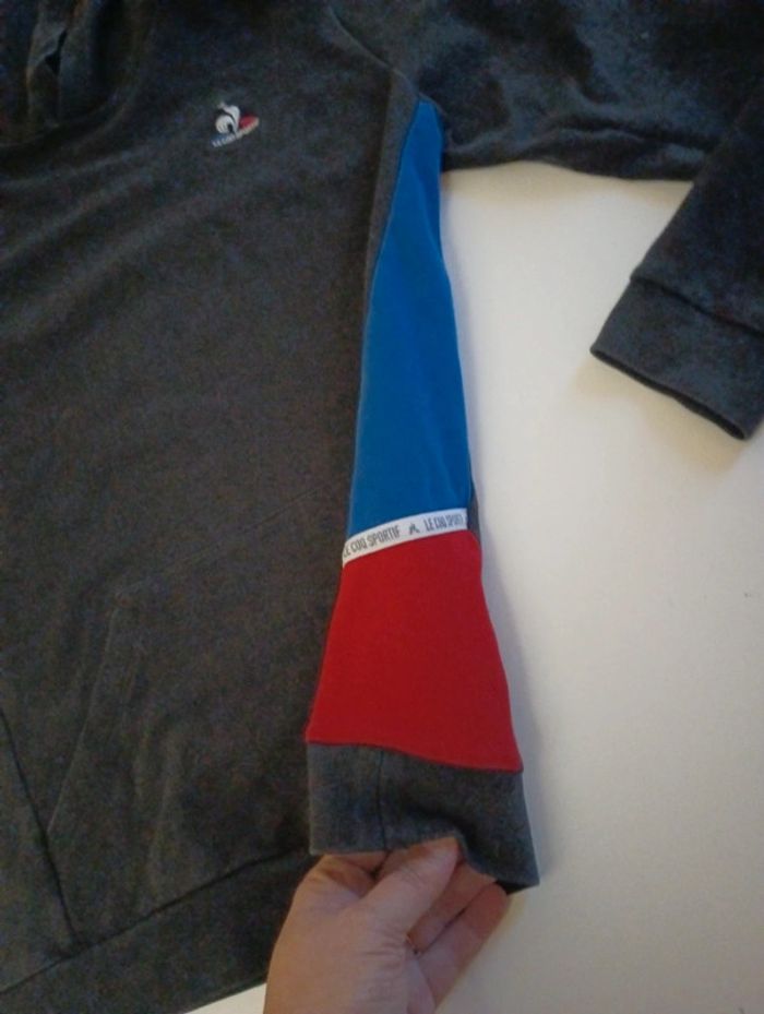 Sweat à capuche garçon Le Coq sportif taille 14 ans - photo numéro 3