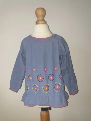 Blouse fleurie 3 ans