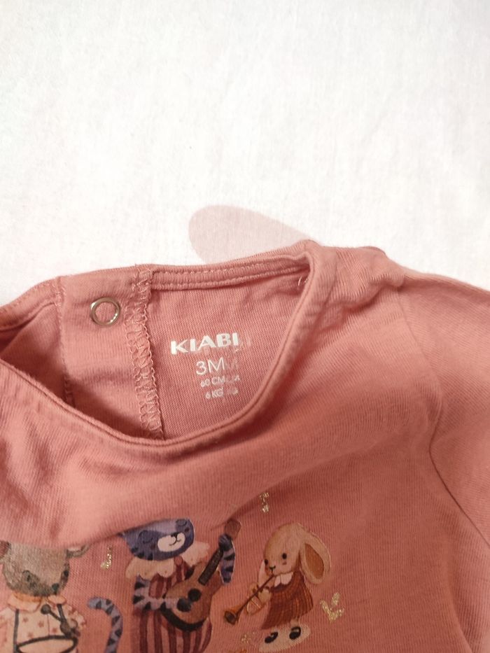Ensemble bébé fille - 3 mois - Très bon état - Kiabi/Tex baby - photo numéro 4