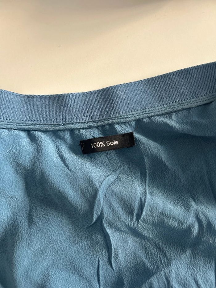 👚 Tee-shirt 100% soie – Monoprix – Taille 38 - photo numéro 5