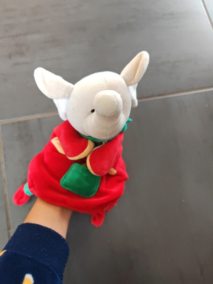 Doudou marionnette elephant - photo numéro 2