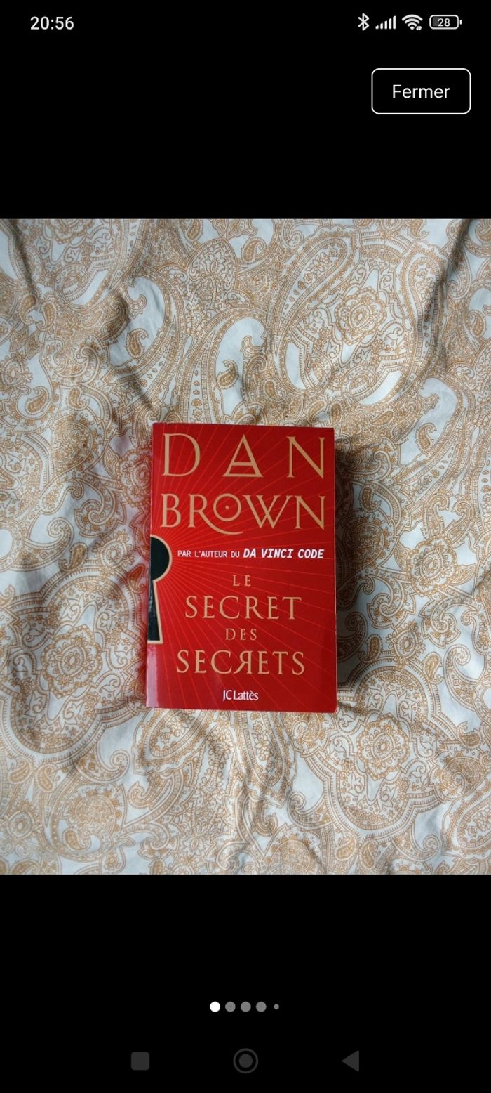 Le secret des secrets Dan Brown - photo numéro 1