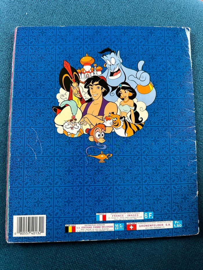 Album Panini images complet Disney Aladdin lampe magique Jasmine stickers autocollants - photo numéro 2