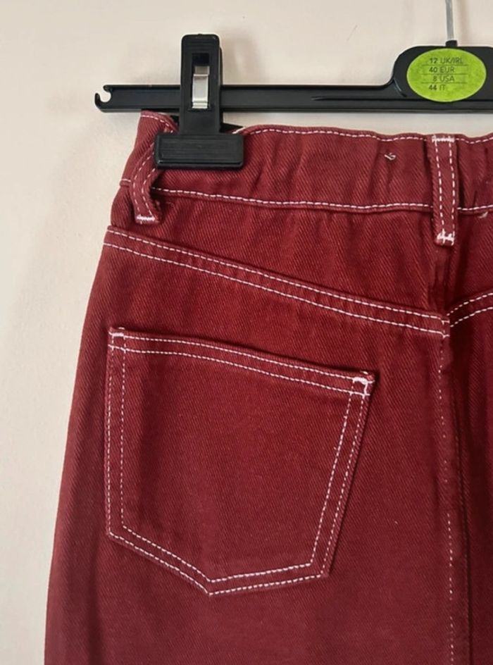 Jupe en jean, bordeaux, Newlook - photo numéro 6