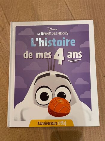 Livre « L’histoire de mes 4 ans » Reine des Neiges