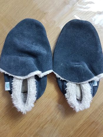 Chaussons nubuck 3-4 ans
