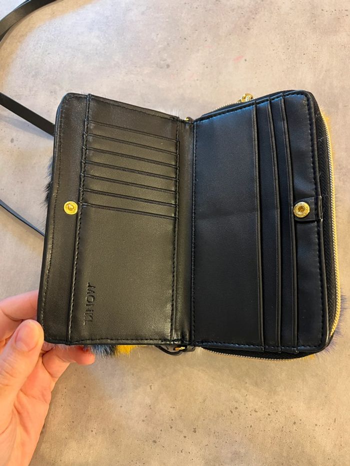 Petit sac pochette fausse fourrure Monki - photo numéro 3