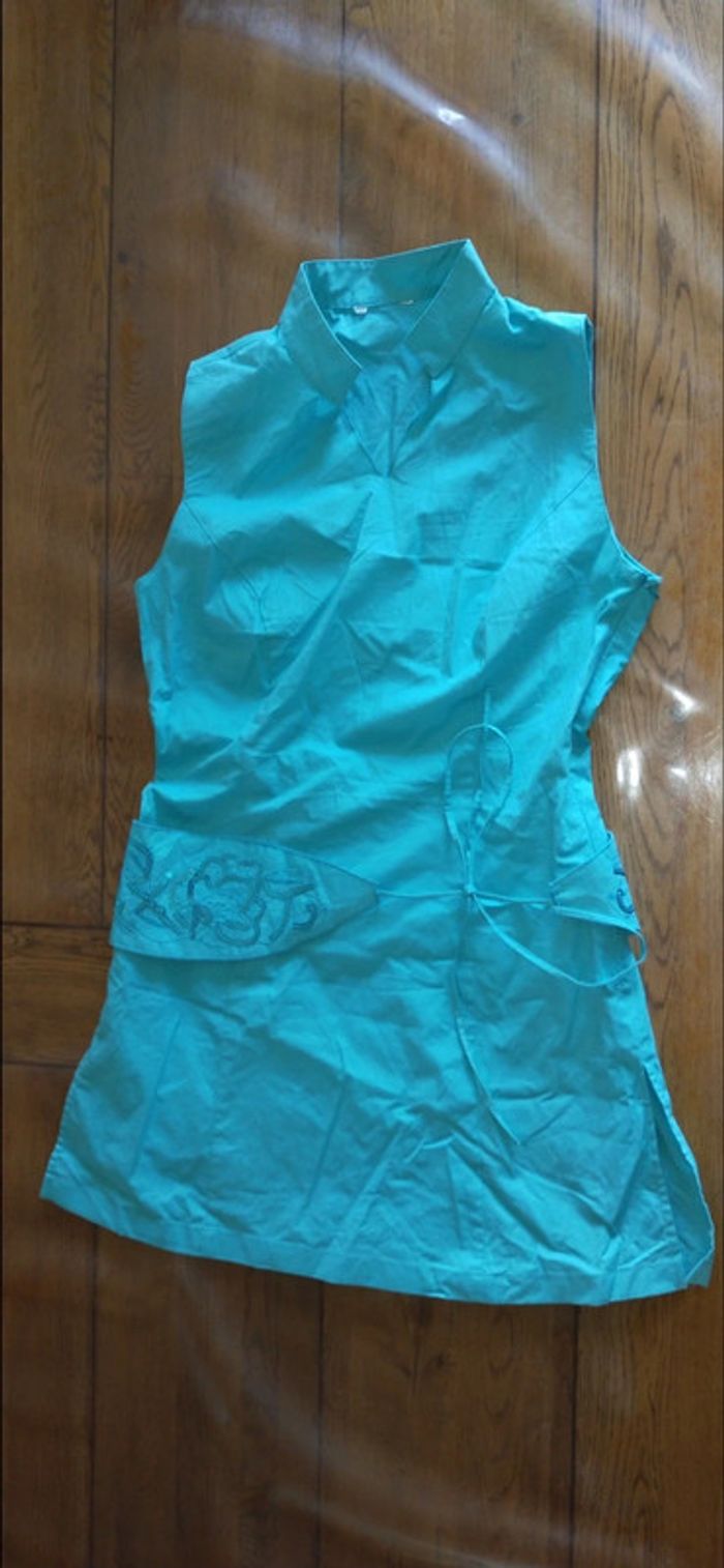 Chemisier long sans manche Promod