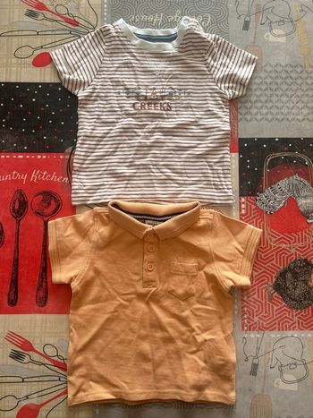 Lot tee-shirts garçon 6 mois