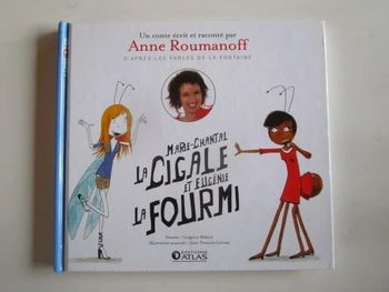 Livre cd Anne Roumanoff : Marie-Chantal la cigale et Eugénie la fourmi