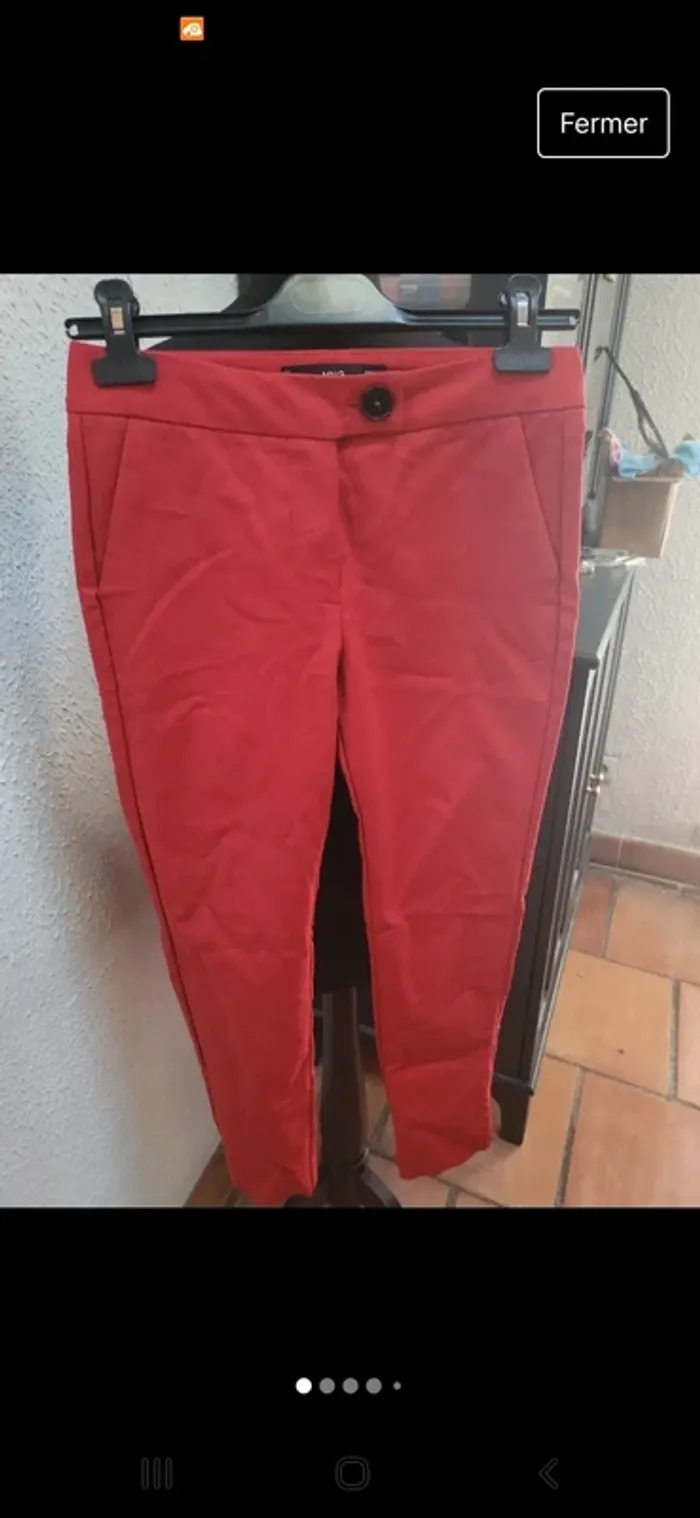 Pantalon taille haute