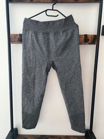 Legging de Yoga Gris Texturé - Taille 2XL