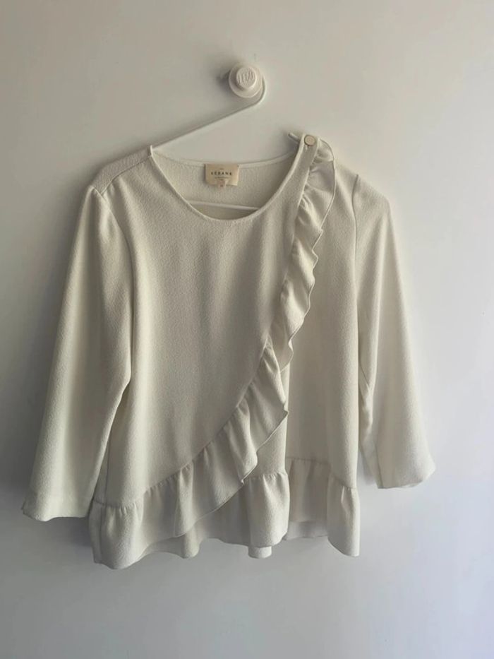 Blouse crème asymétrique Sézane - Taille 38