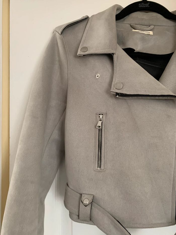 Blazer en daim cache cache T36 - photo numéro 4