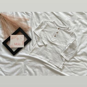 Tee shirt manches longues 9 mois bébé garçon