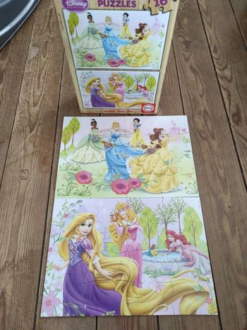 Puzzle princesses Disney en bois