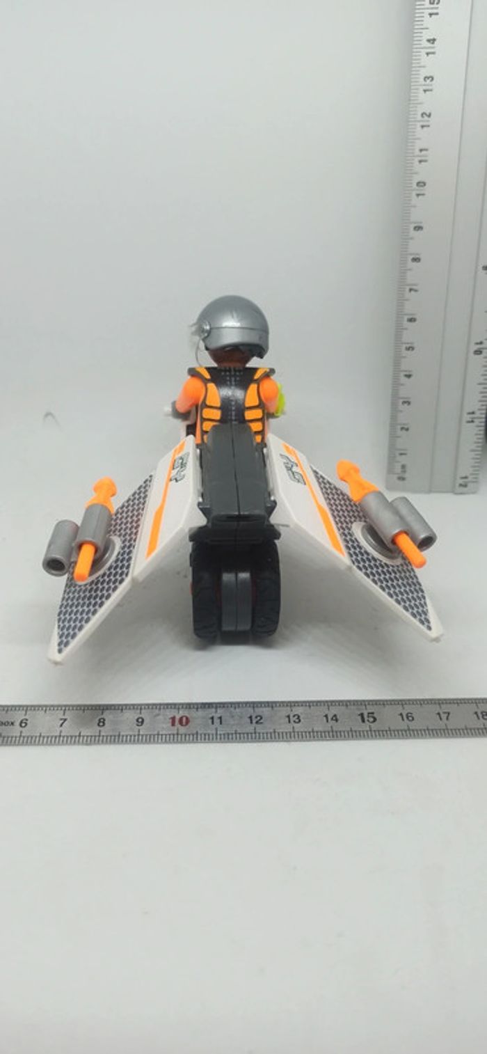 Moto agent secret espion avec projectiles playmobil - photo numéro 3